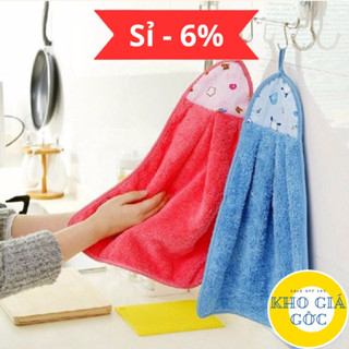 (Combo 10 Cái) Khăn Lau Tay, Lau Bát Nhà Bếp Siêu Thấm Nước Size Lớn