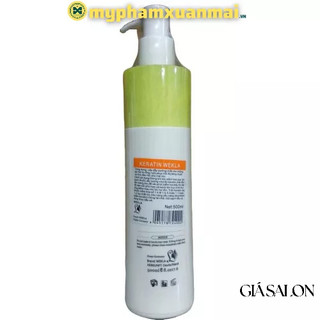 Kem Ủ Hấp Siêu Phục Hồi Tóc Wekla Keratin Cho Tóc Hư Tổn 500ml