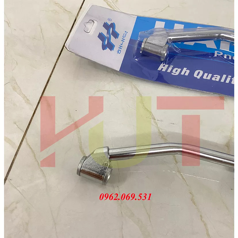 Tay bơm đồng hồ đầu cong, tay bơm lốp xe hơi, ô tô, xe máy TBC