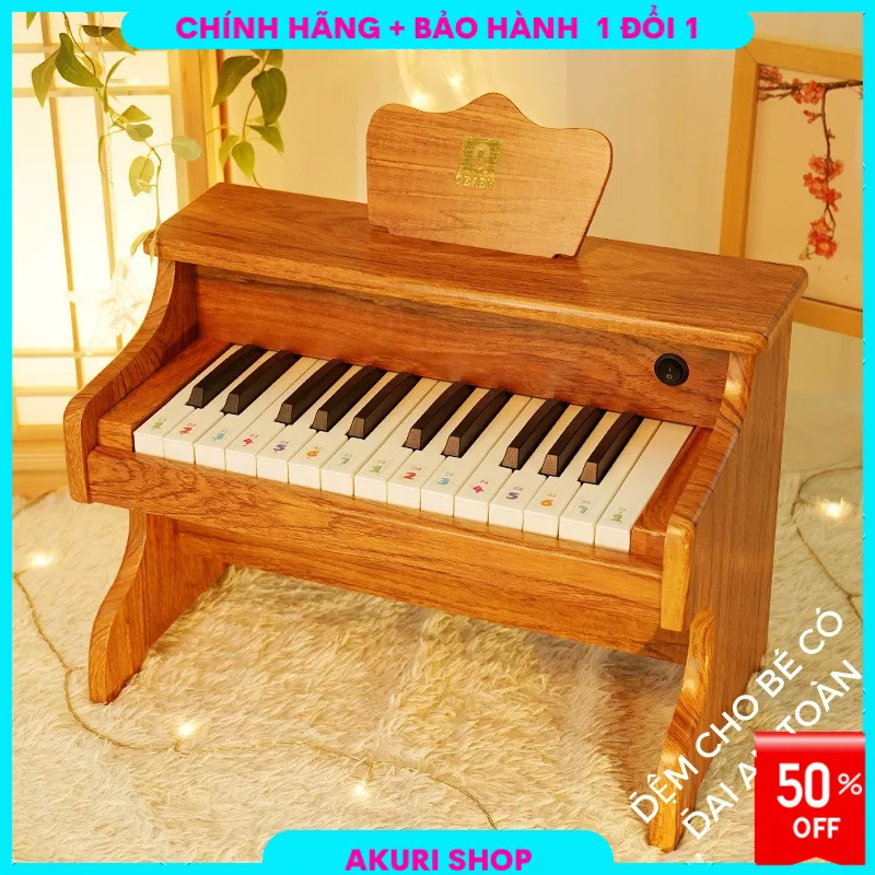 Đàn piano điện gỗ tự nhiên cao cấp,siêu bền bảo hành1 đổi 1,Piano mini dành cho bé 1-7 tuổi phát triển trí tuệ