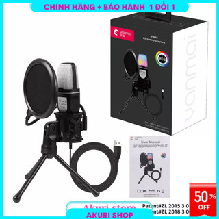 Mic thu âm máy tính laptop chống nhiễu lọc tạp âm , mic livestream học online thu âm chất lượng tốt