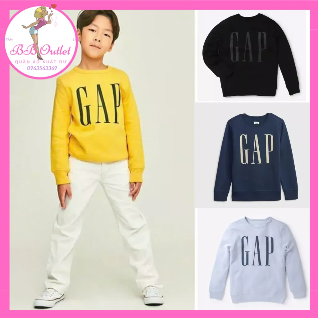 Áo nỉ bông cotton cho bé trai
