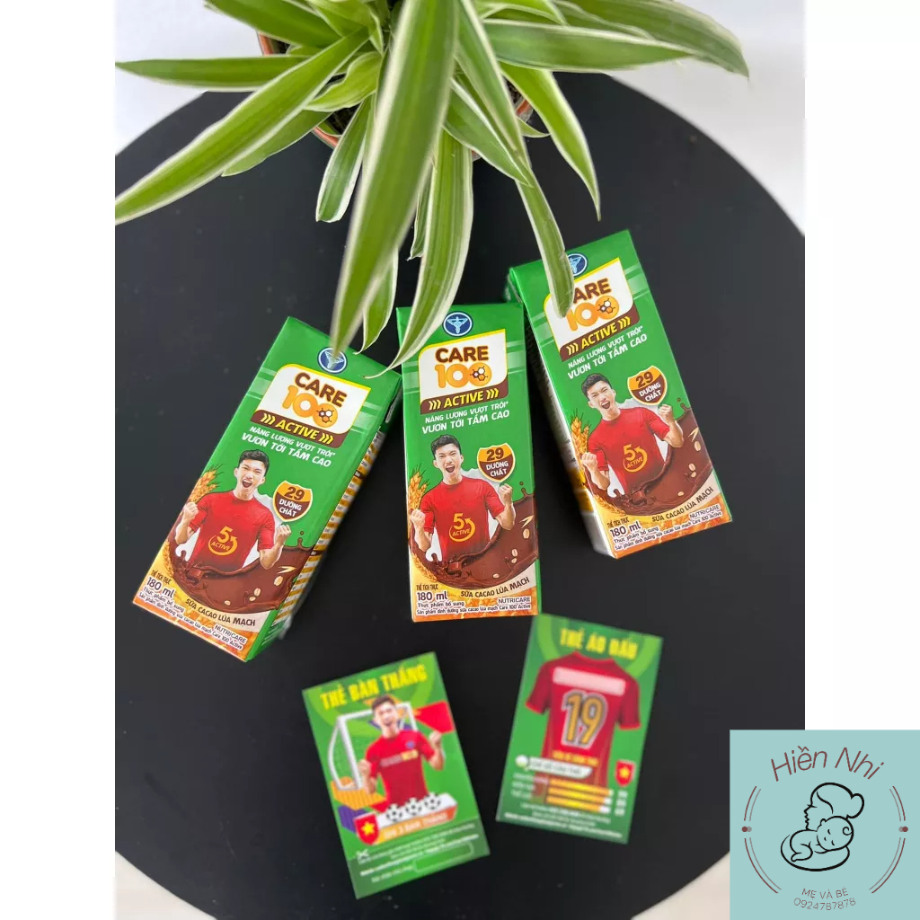Thùng Sữa Nước Ca cao Lúa Mạch Nutricare Care 100 Active 100ml (Date 03/2024)