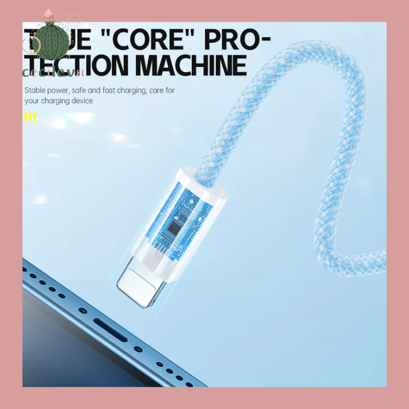 Dây Cáp Sạc Nhanh USB Type-C 20W Chuyên Dụng Cho IP 13/12/11/X/8 -CE