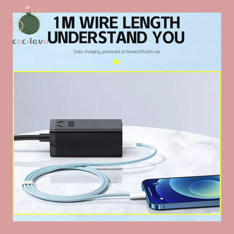 Dây Cáp Sạc Nhanh USB Type-C 20W Chuyên Dụng Cho IP 13/12/11/X/8 -CE