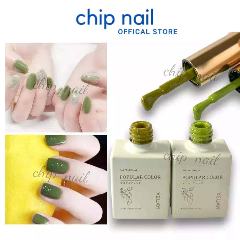 Sơn gel màu xanh bơ, xanh ngọc