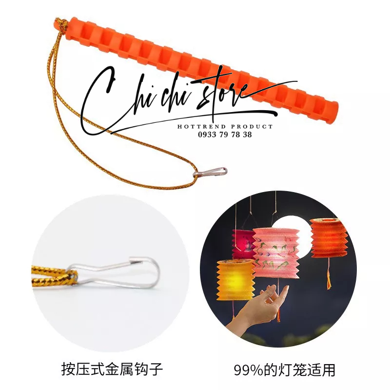 Cán nhựa cầm lồng đèn Trung thu, Cán Nhựa dùng làm lồng đèn handmade, lồng đèn thủ công