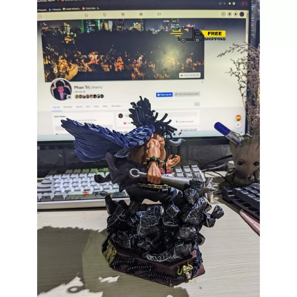 Mô hình One Piece Tứ Hoàng Kaido 18cm