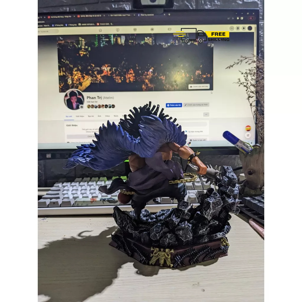 Mô hình One Piece Tứ Hoàng Kaido 18cm