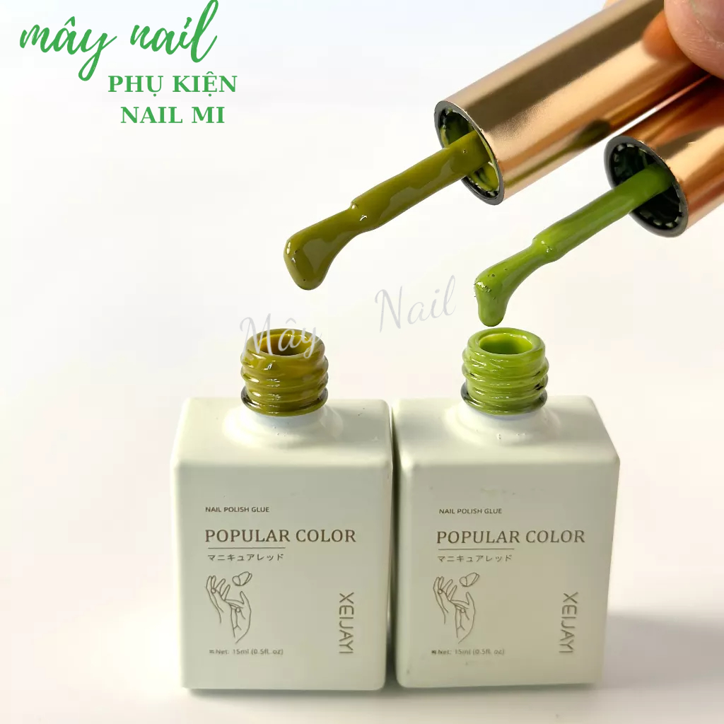 Sơn gel màu xanh bơ, xanh ngọc