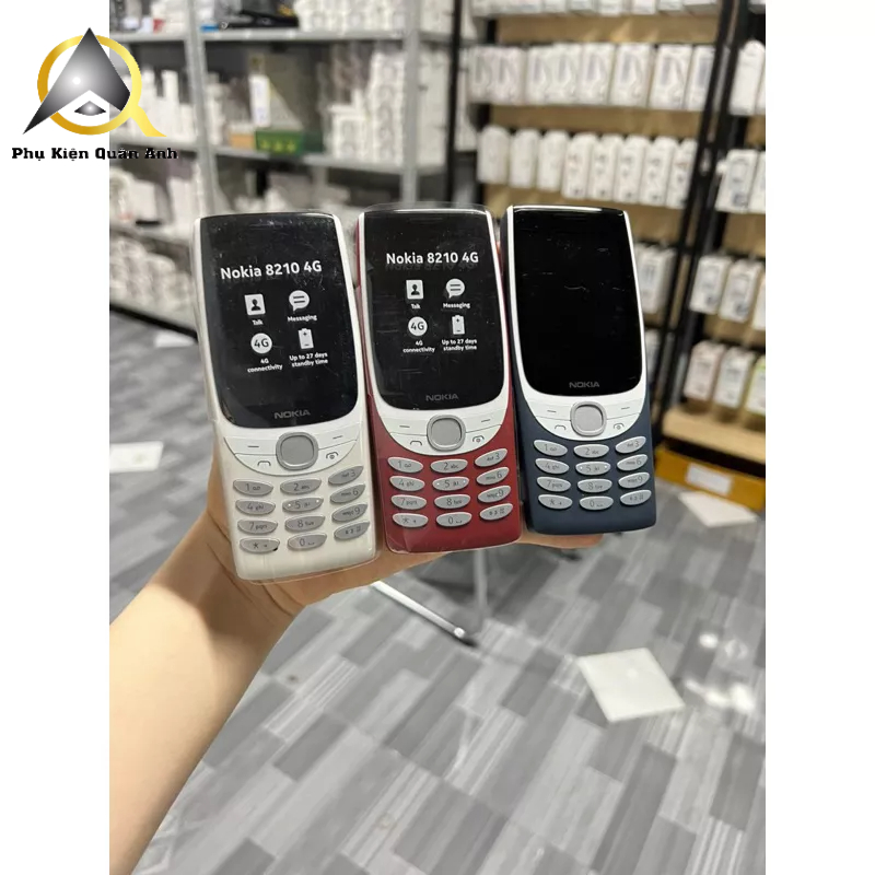 Điện thoại Nokia 8210 4G Máy 2SIM - Màn hình 2.8 inch - Camera 0.3 Mp - Pin trâu 1450 mAh