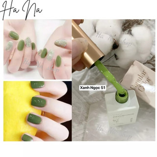 Sơn gel màu xanh bơ, xanh ngọc