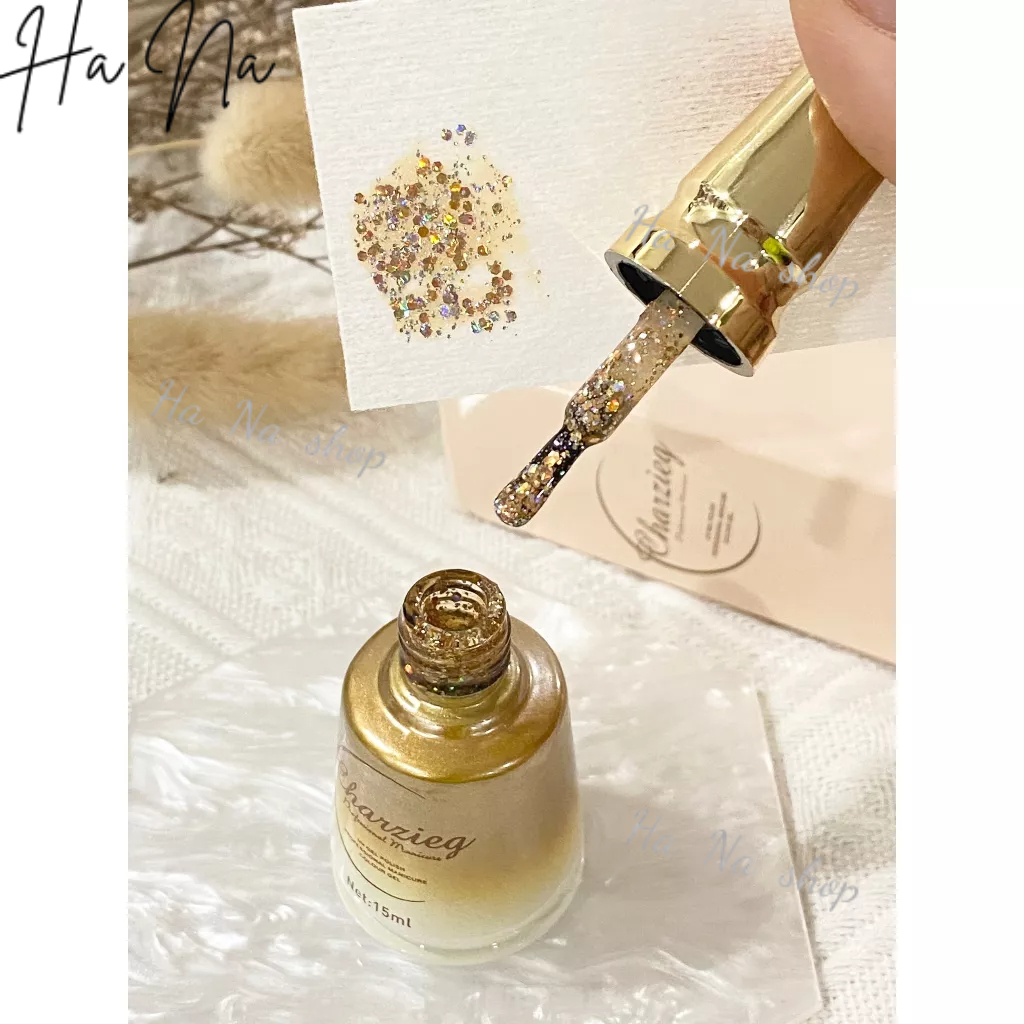 Sợ gel nhũ hạt to chai nắp nhọn