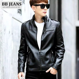 Áo khoác da nam PU thời trang Hàn Quốc form đẹp size 40-72kg