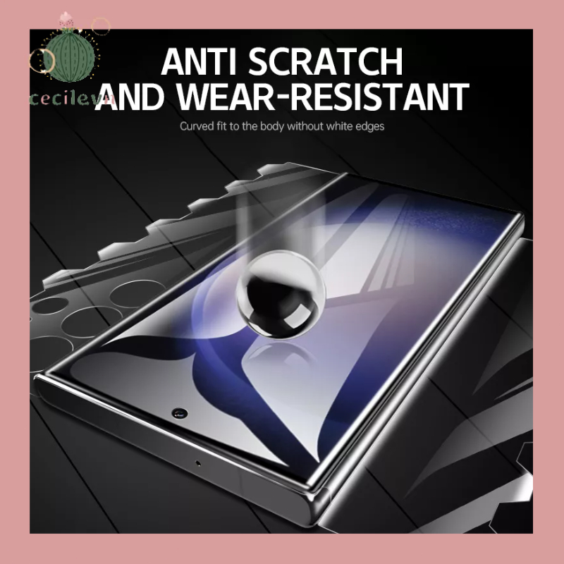 Miếng Dán Màng Hydrogel Bảo Vệ Toàn Diện Cho Samsung Galaxy S20 S21 S22 S23 Ultra 5G Note 10 Plus Note 20 Ultra-CE