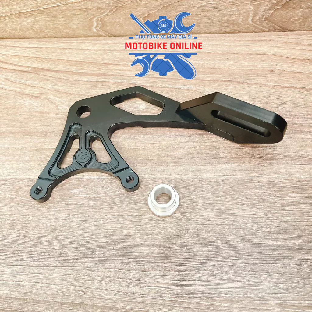Pát sau ex135/150/155 đĩa 200mm(đĩa zin sau của ex)mm gắn heo 2piston đối xứng mẫu fando/adelin/BB/ kèm cục canh ms02144