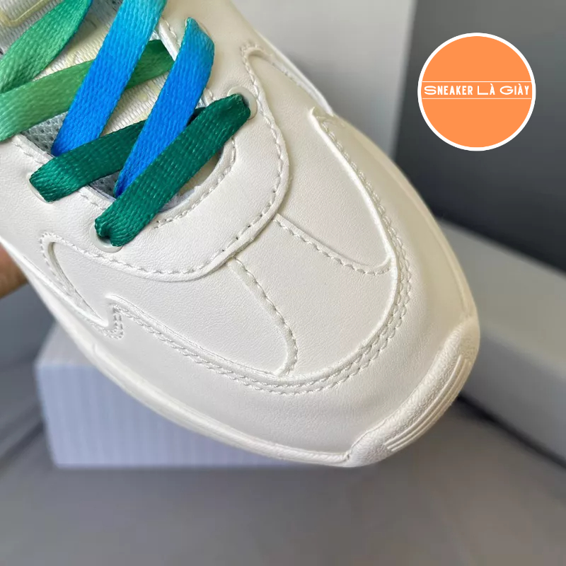 Giày MLB BigBall Chunky A Gradient Classic Monogram LA Dodgers - FULLBOX | Monogram LA Xanh Lá