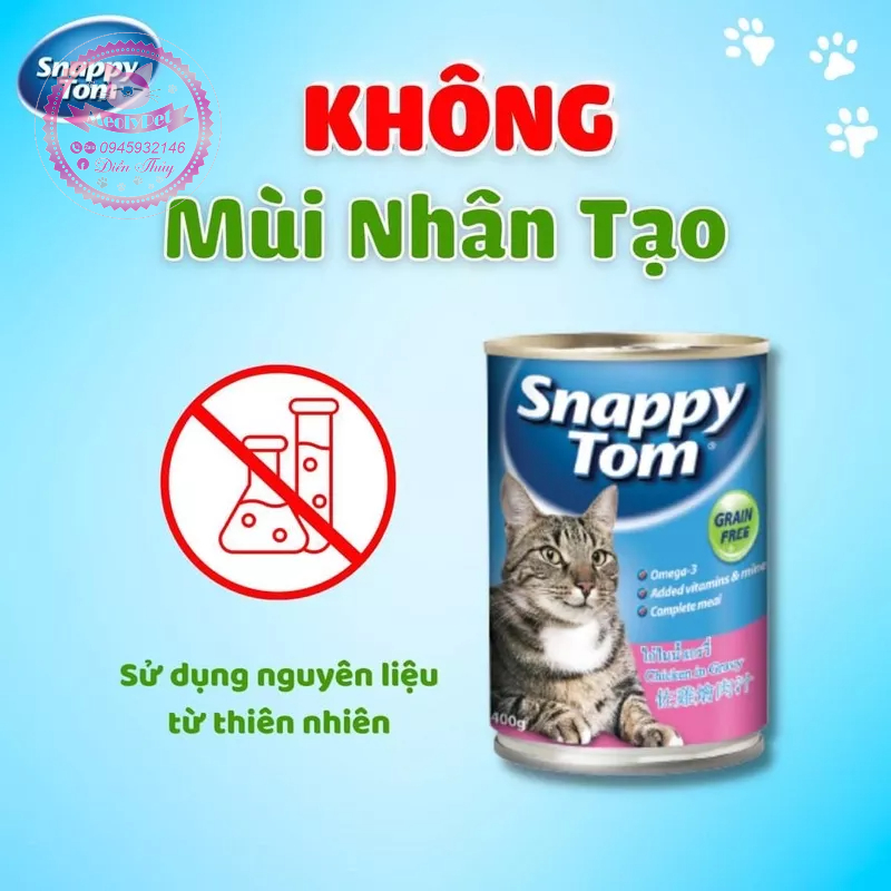 Pate Mèo Snappy Tom - 400G