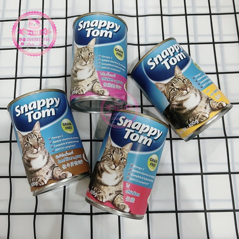 Pate Mèo Snappy Tom - 400G