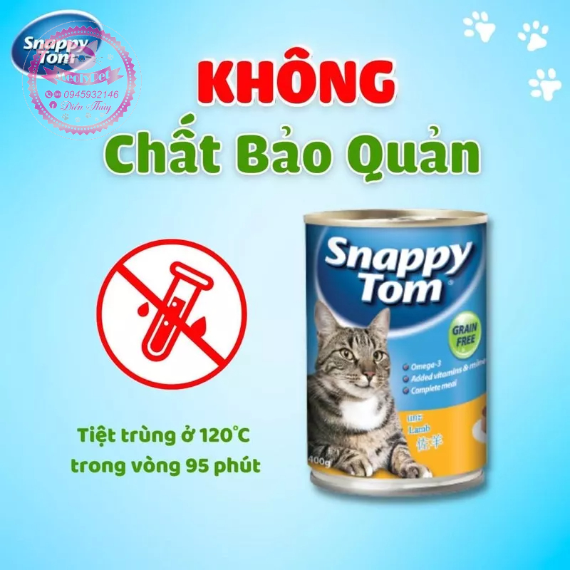Pate Mèo Snappy Tom - 400G