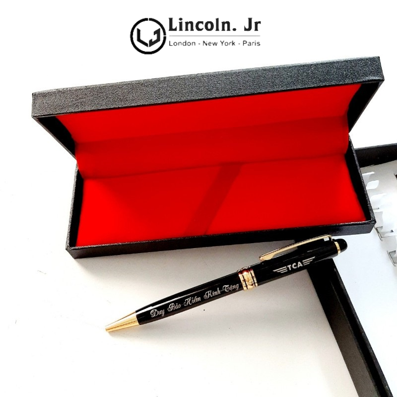 Bút ký khắc tên kèm hộp sang trọng, Quà tặng ý nghĩa ,  Hato Offical