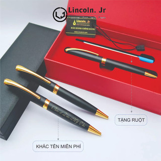 Bút ký cao cấp Lincoln Jr 004, mực mịn, đều ở mọi góc nghiêng