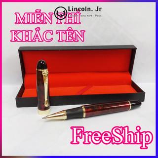 Bút ký cao cấp Lincoln jr 012 - Đỏ Bọc đô, sang trọng và quý tộc
