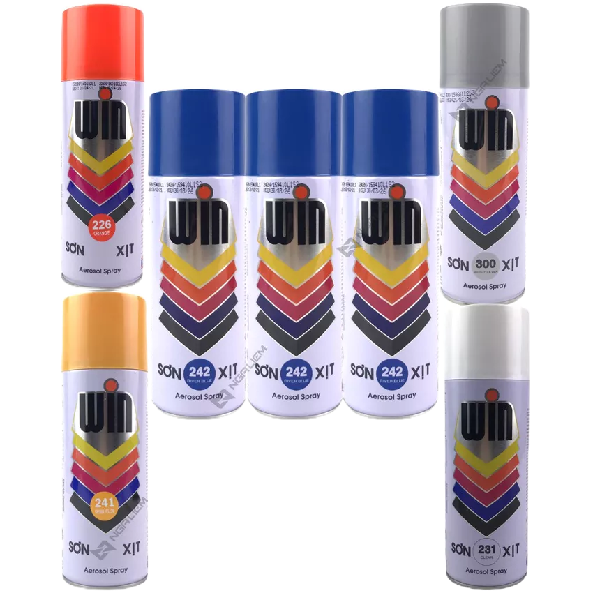 Sơn xịt WIN Spray Đủ Màu