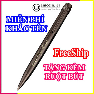Miễn phí khắc tên& tặng thêm ruột bút Lincoln , mực mịn, đều ở mọi góc nghiêng cầm bút
