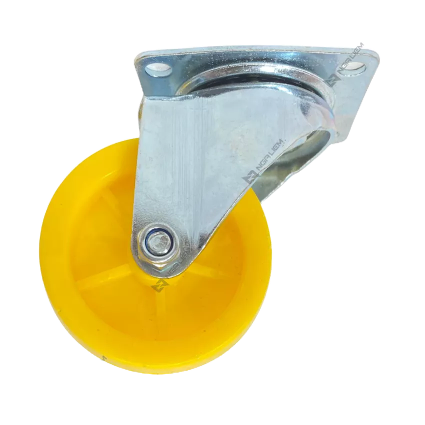 Bánh xe vàng nghệ 3cm, 4cm, 5cm, 6cm, 7cm, 8cm, 10cm - 2 Vòng Không Khóa