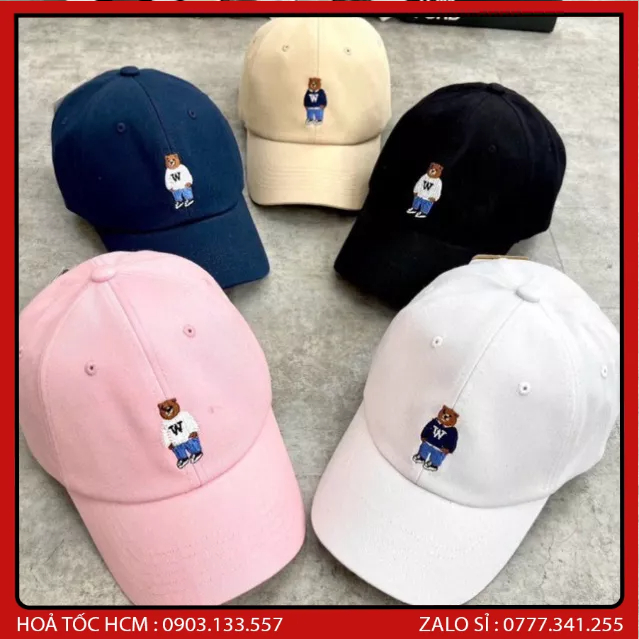 #𝗖𝗼́ 𝘃𝗶𝗱𝗲𝗼 Mũ nón lưỡi trai gấu WHOAU nam nữ chuẩn form logo dệt sắc nét phong cách Hàn Quốc tag mac chuẩn xịn store