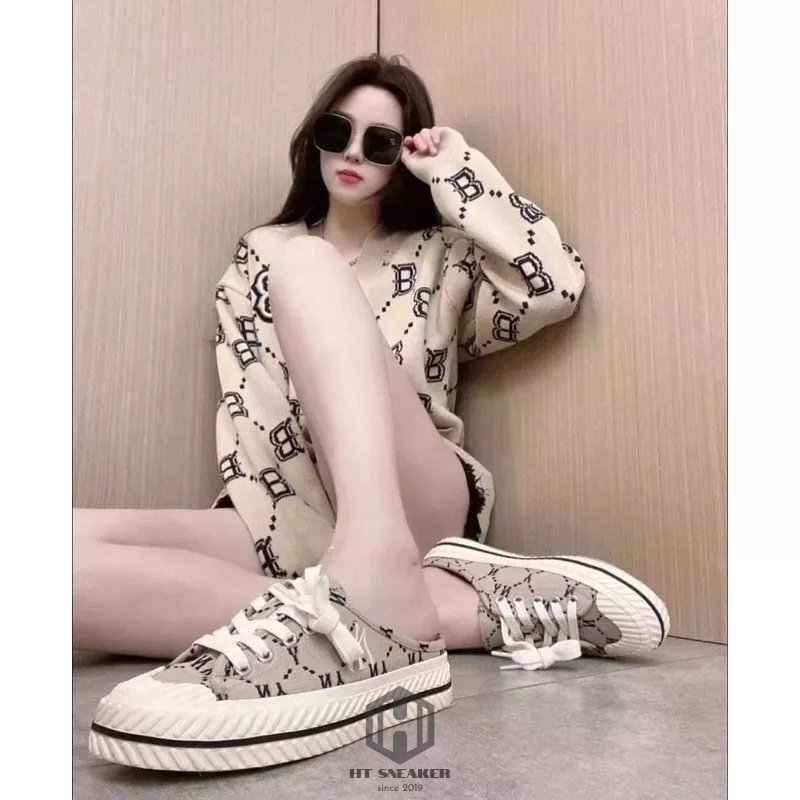 Giày MLB Mule Origin Newyork Yankees | Giày Mule Đạp Gót Thời Trang MLB