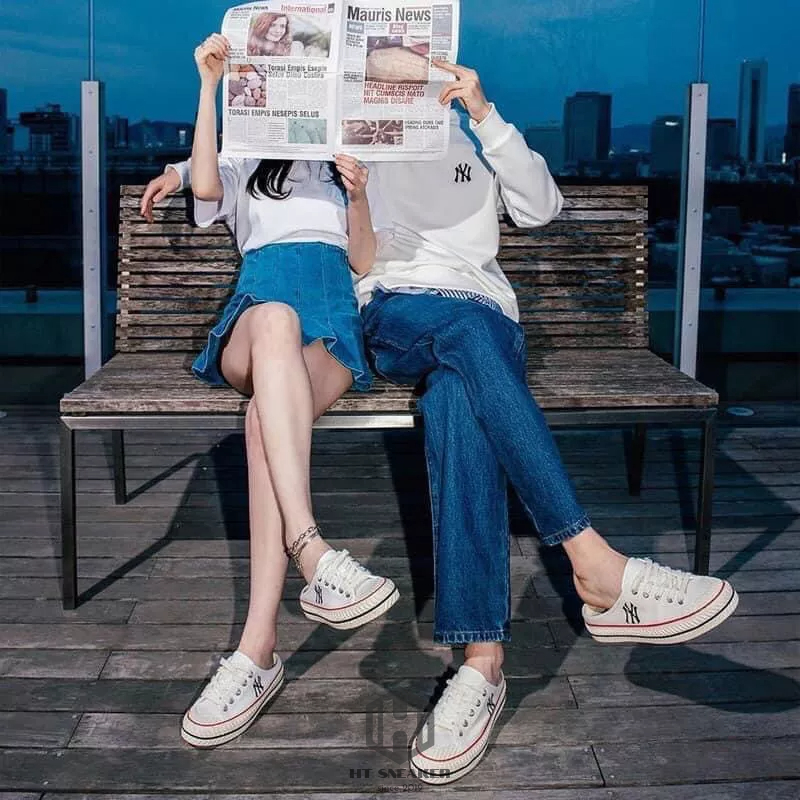 Giày MLB Mule Origin Newyork Yankees | Giày Mule Đạp Gót Thời Trang MLB