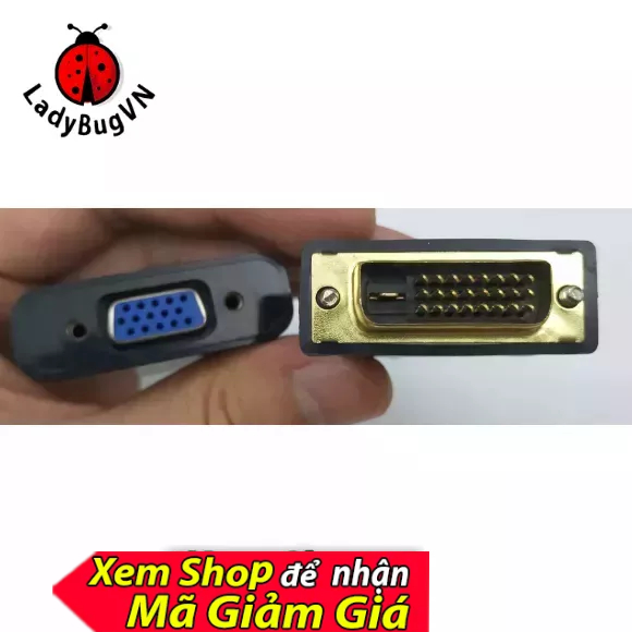 Dây dvi 24+1 ra vga dvi ra vga adapter dvi sang vga dây chuyển dvi vga, dây dvi ra vga, dây cáp dvi vga 1080p full hd