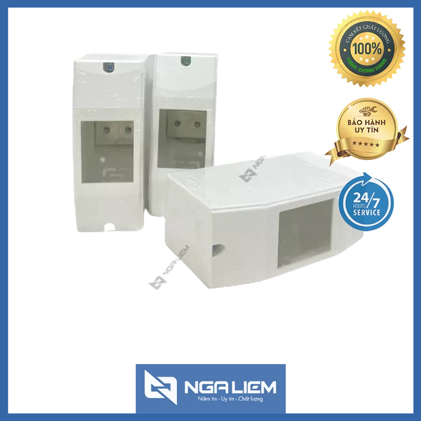 Hộp Nổi Đựng CB Cóc, Tép, 2 Pha, 3 Pha, 2 Pha Có Nắp VĨNH HƯNG