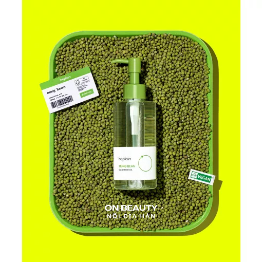 Dầu tẩy trang beplain đậu xanh Greenful Cleansing Oil nội địa bill Hàn