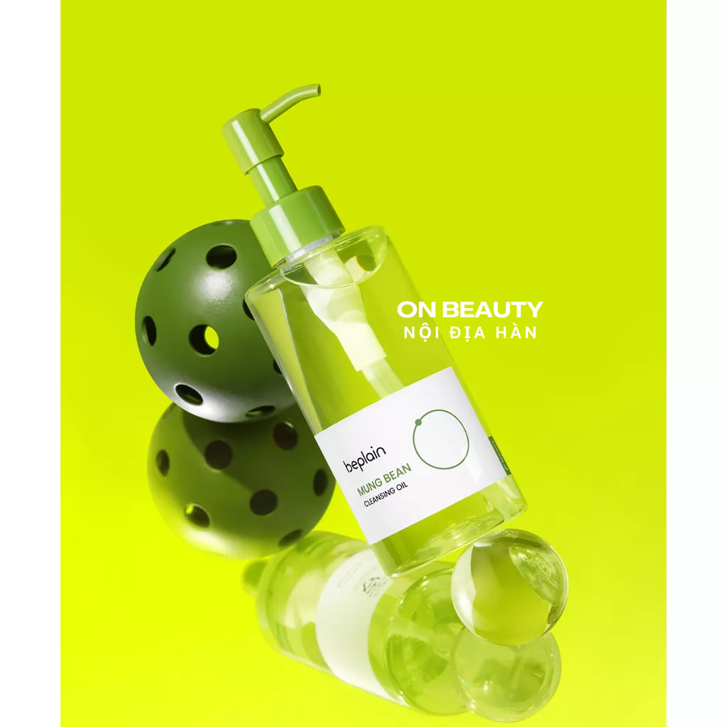 Dầu tẩy trang beplain đậu xanh Greenful Cleansing Oil nội địa bill Hàn