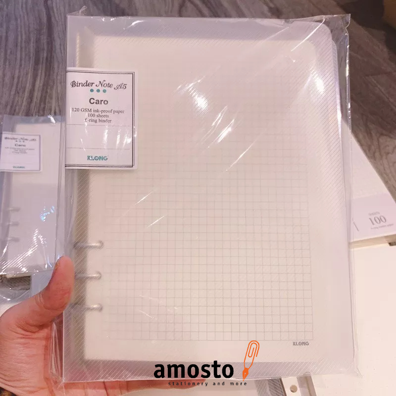 Sổ Còng Sắt KLONG A5  Dot Grid/Caro (MS:994/995)