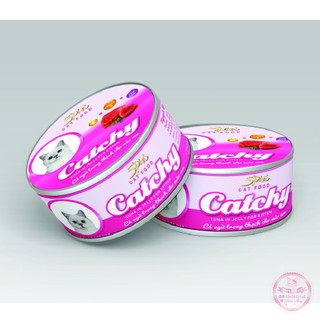 [Xả kho cận date 5/2025] Pate mèo Catchy 5Plus dạng lon 170gram