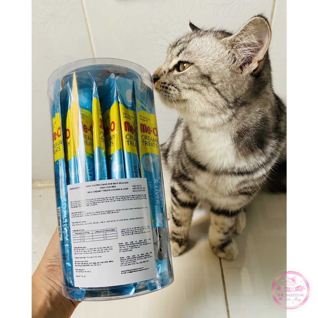 Súp thưởng ME-O CREAMY TREATS dành cho mèo