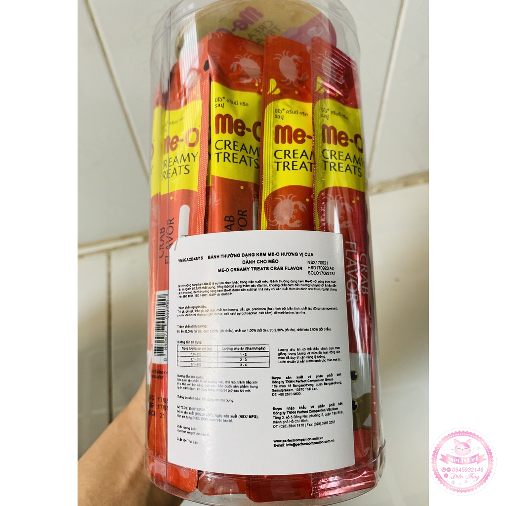 Súp thưởng ME-O CREAMY TREATS dành cho mèo