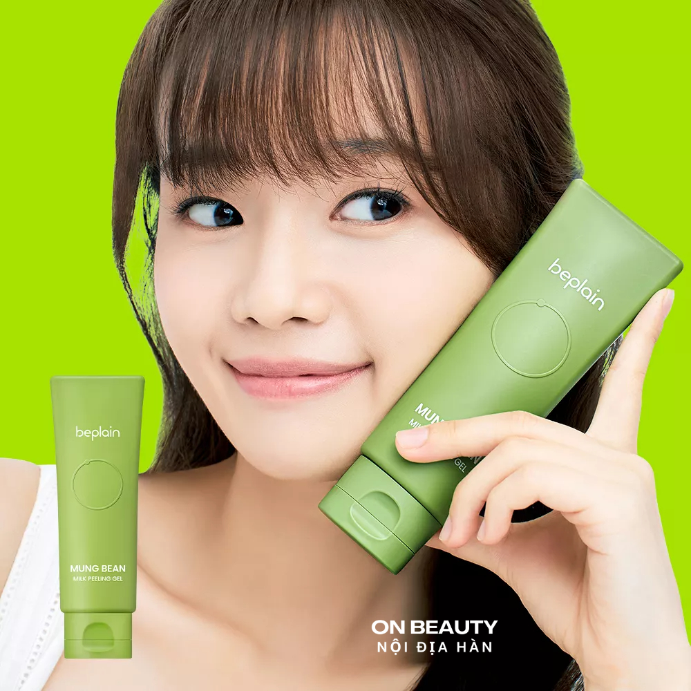 Tẩy da chết beplain Mung Bean Milk Peeling Gel nội địa 120ml