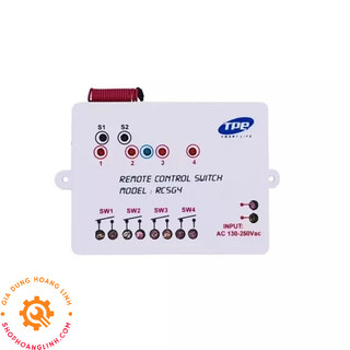 Công tắc điều khiển từ xa 4 kênh rc5g4 rf 315mhz