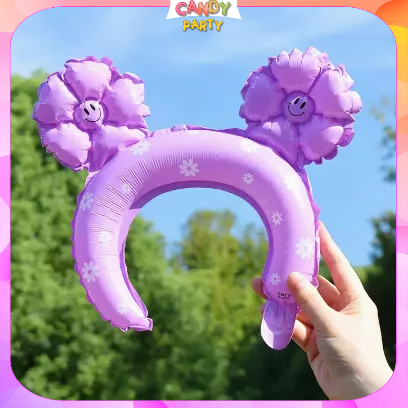 Bờm Bong Bóng Trang Trí Sinh Nhật Chụp Hình Kute Tươi Mới Nhiều Mẫu Mã