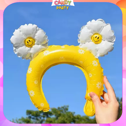 Bờm Bong Bóng Trang Trí Sinh Nhật Chụp Hình Kute Tươi Mới Nhiều Mẫu Mã