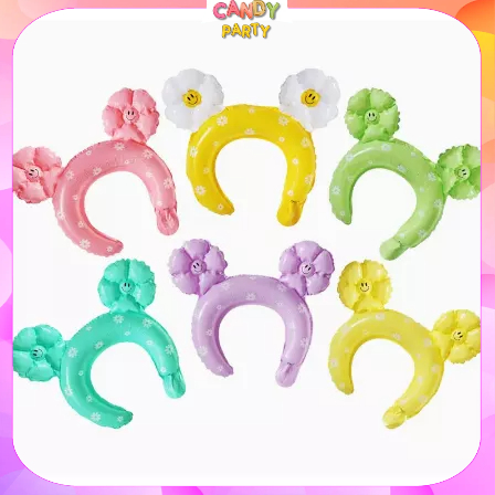 Bờm Bong Bóng Trang Trí Sinh Nhật Chụp Hình Kute Tươi Mới Nhiều Mẫu Mã