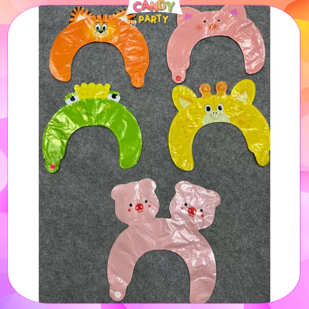 Bờm Bong Bóng Trang Trí Sinh Nhật Chụp Hình Kute Tươi Mới Nhiều Mẫu Mã