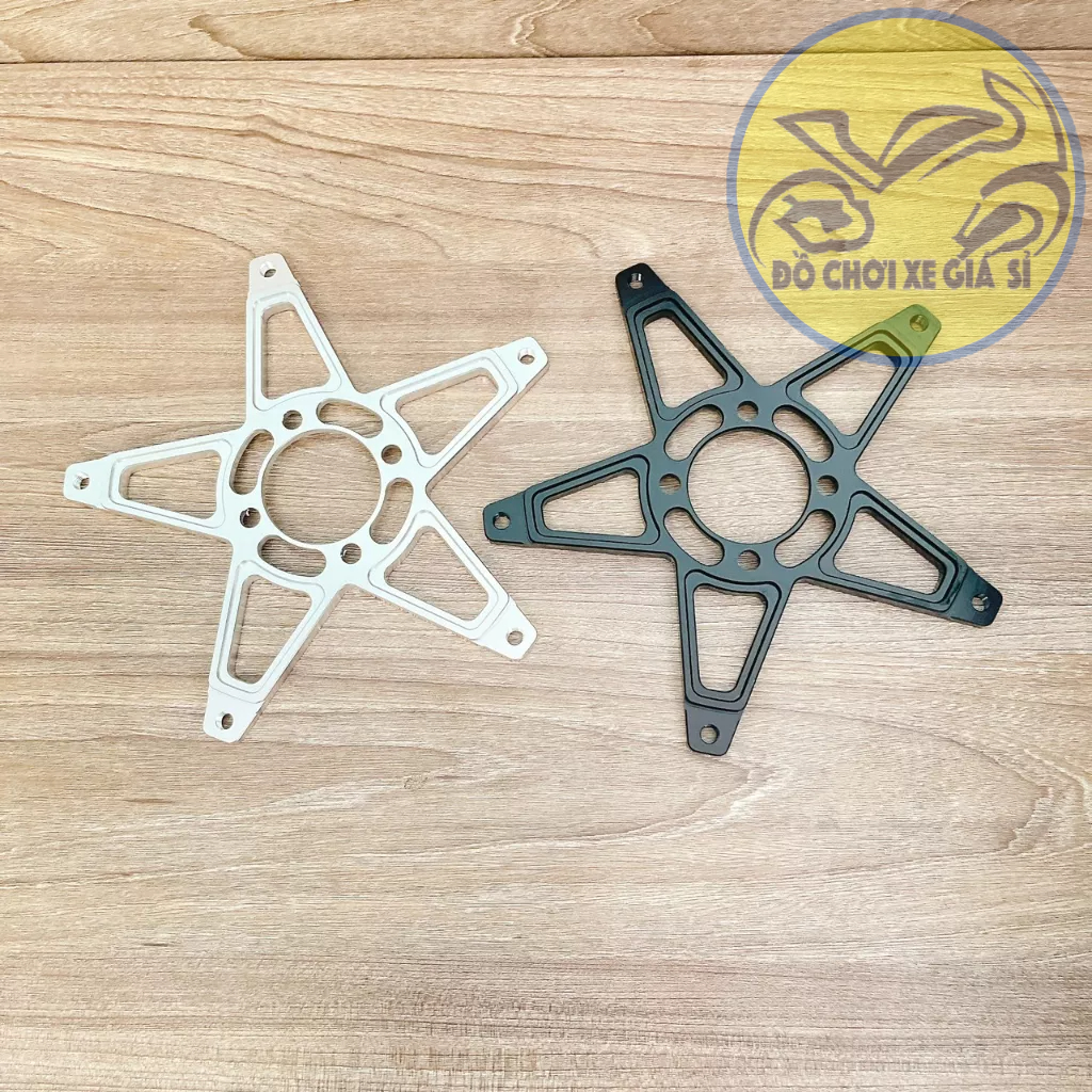 Lòng đĩa Raider/Satria 5 lỗ chia ra 4 lỗ xài bánh căm