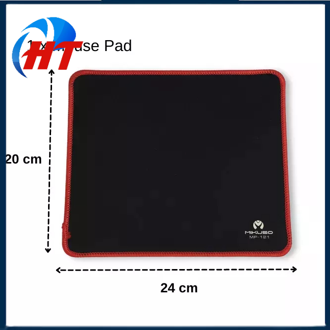 TẤM LÓT CHUỘT MKS MP121(MÀU ĐEN) SỬ DỤNG KHI LÀM VĂN PHÒNG-HT