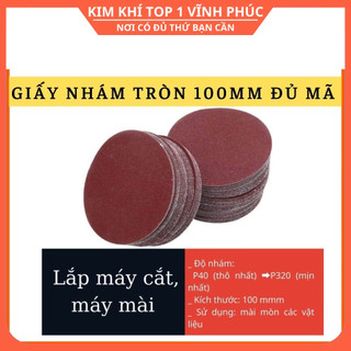 Giấy Nhám Tròn 100mm